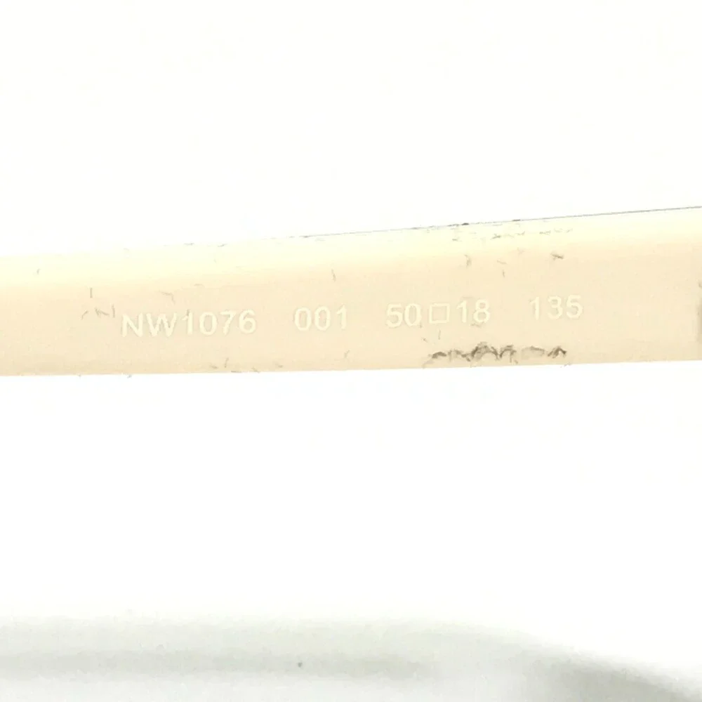 Nine West Eyeglasses Frames NW1076 001 Nude Black Cat Eye Half Rim 50-18-130